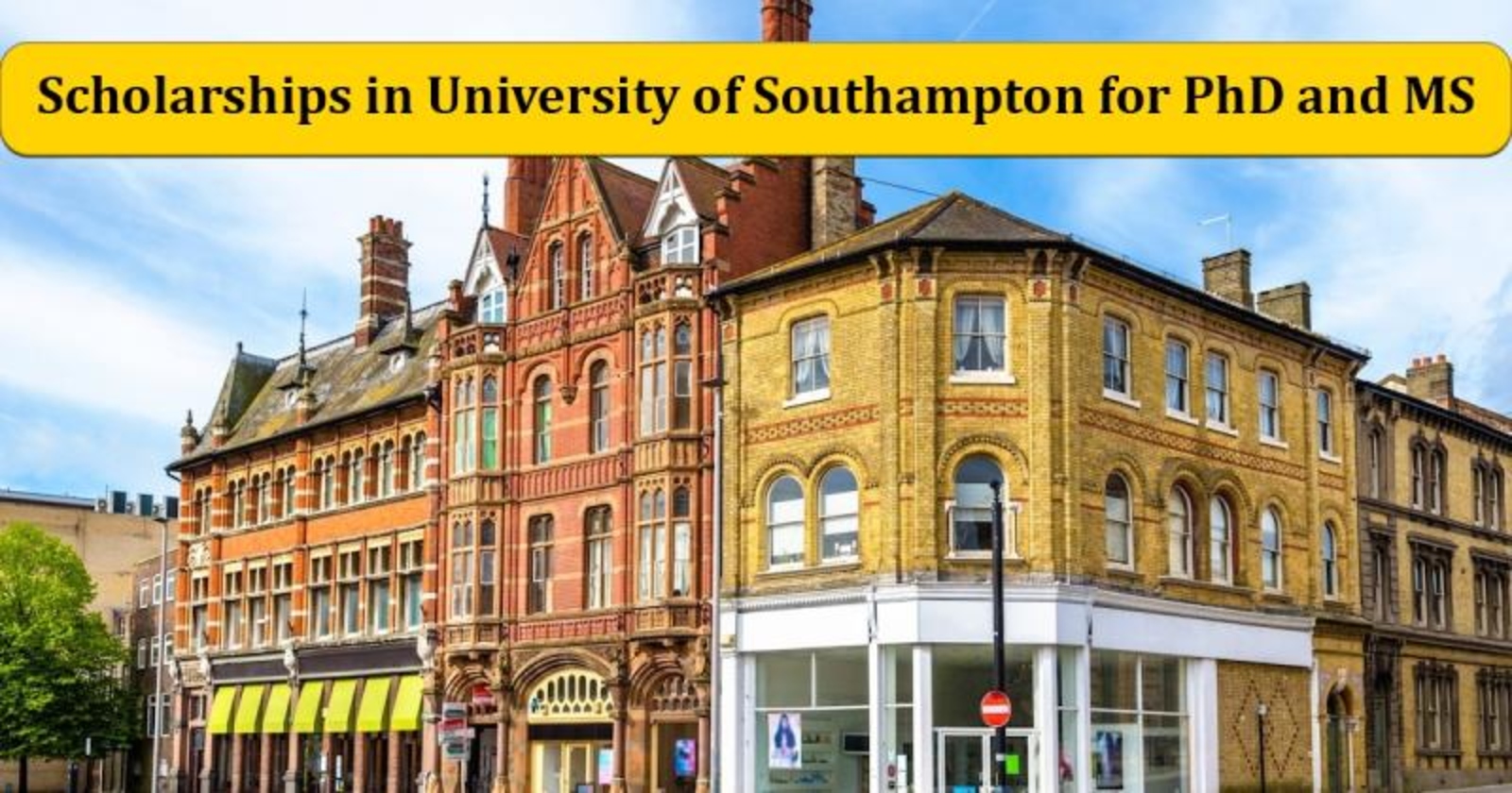 Scholarships in University of Southampton for PhD and MS